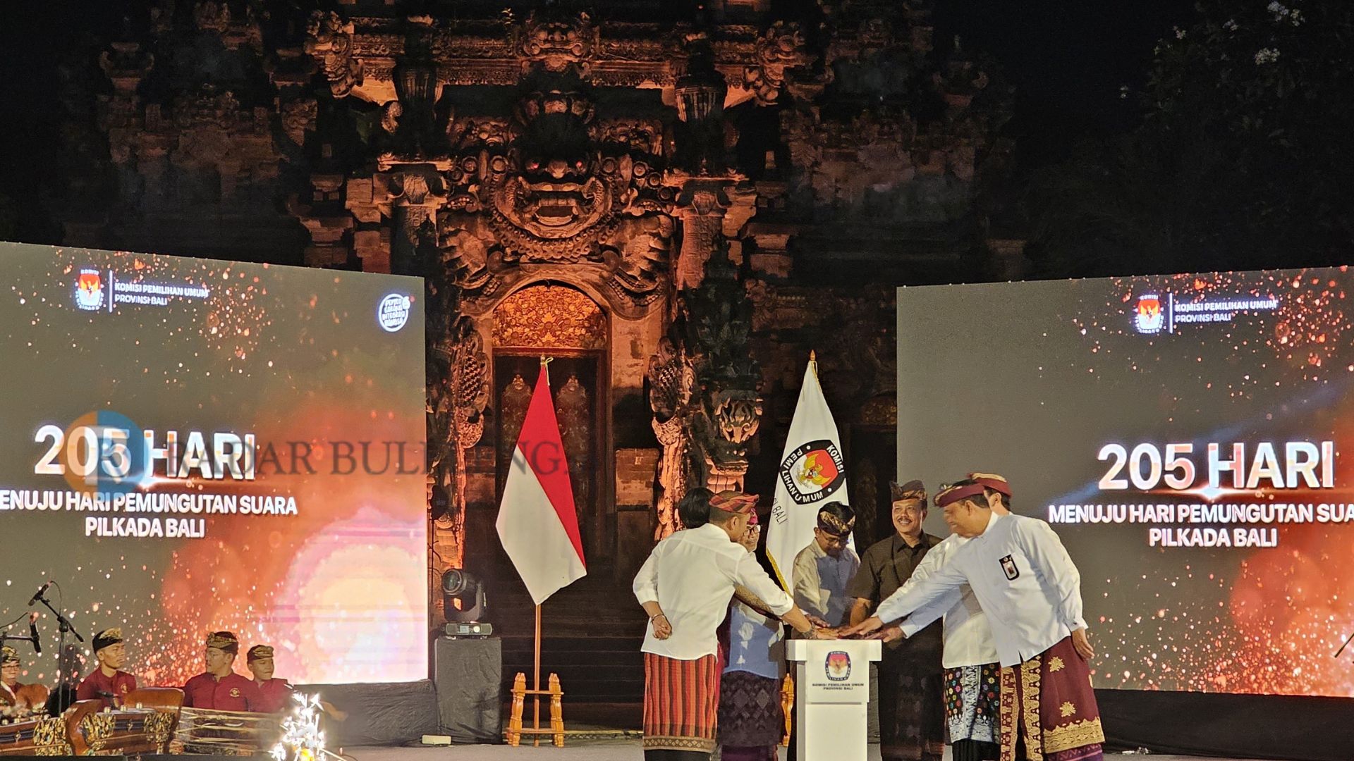 PILKADA SERENTAK: Peluncuran tahapan Pilkada Serentak di Bali. Khusus di Bali akan digelar sejumlah ajang pemilihan. Diantaranya Pilkada Bali dan Pilkada Buleleng.