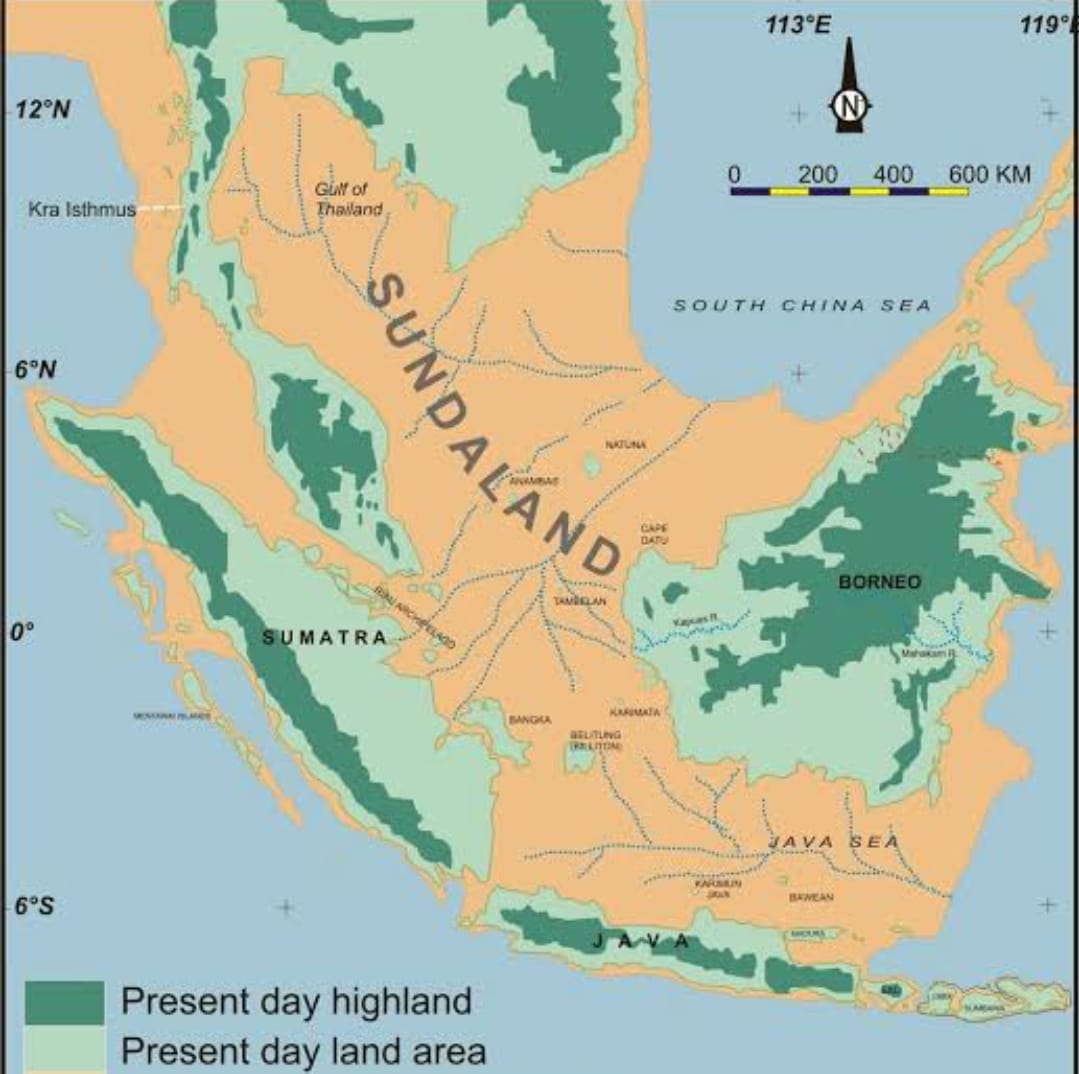 Ilustrasi peta di Nusantara. Yang diyakini para ahli disekitar pulau-pulau yang jumlahnya ribuan pulau di Nusantara ini pernah ada benua yang hilang, yang tenggelam karena mencairnya es di kutub Utara