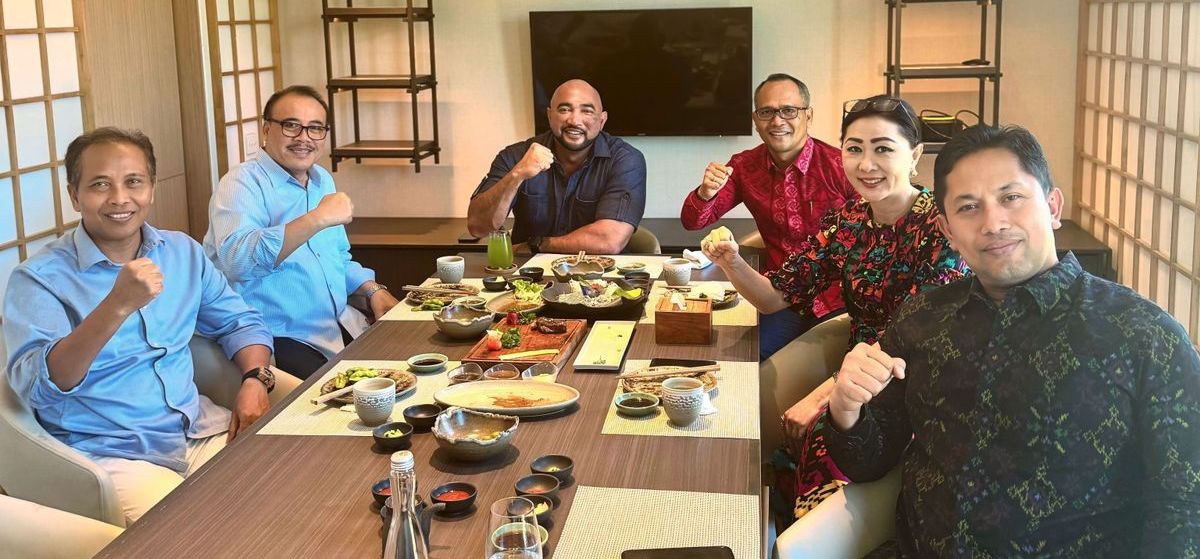 RAPATKAN BARISAN: Petinggi Partai KIM di Bali Bertemu De Gadjah di Renon (14/5/2024).