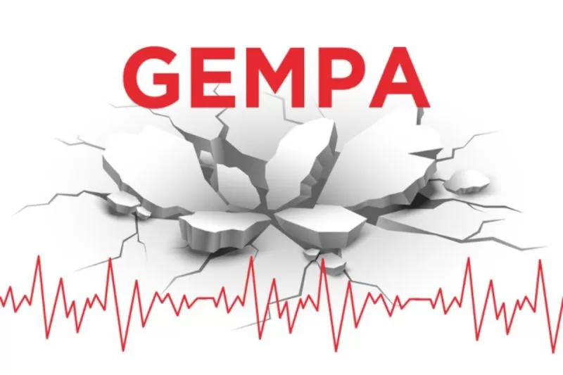 Ilustrasi gempa bumi yang terjadi di Jembrana Bali, pada Rabu (14/8) malam.