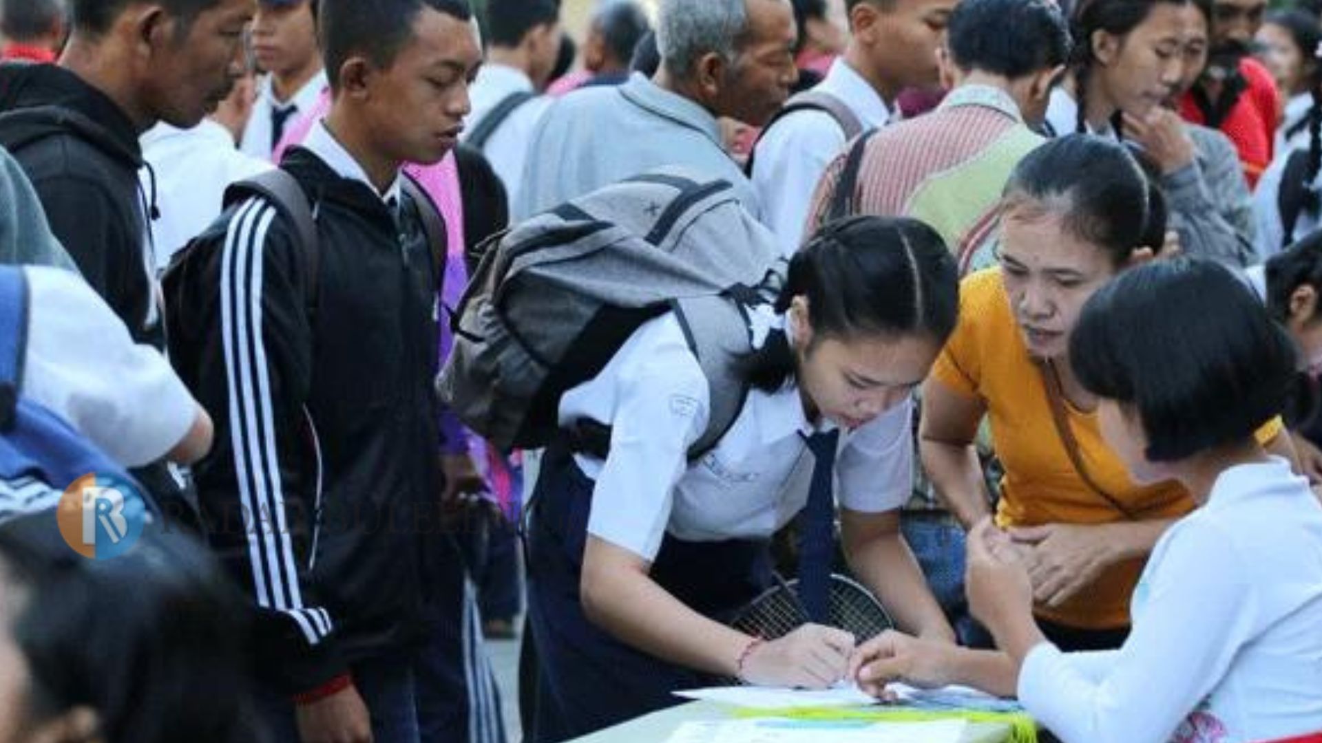BALI MANDARA: Proses PPDB di SMKN Bali Mandara beberapa tahun lalu.