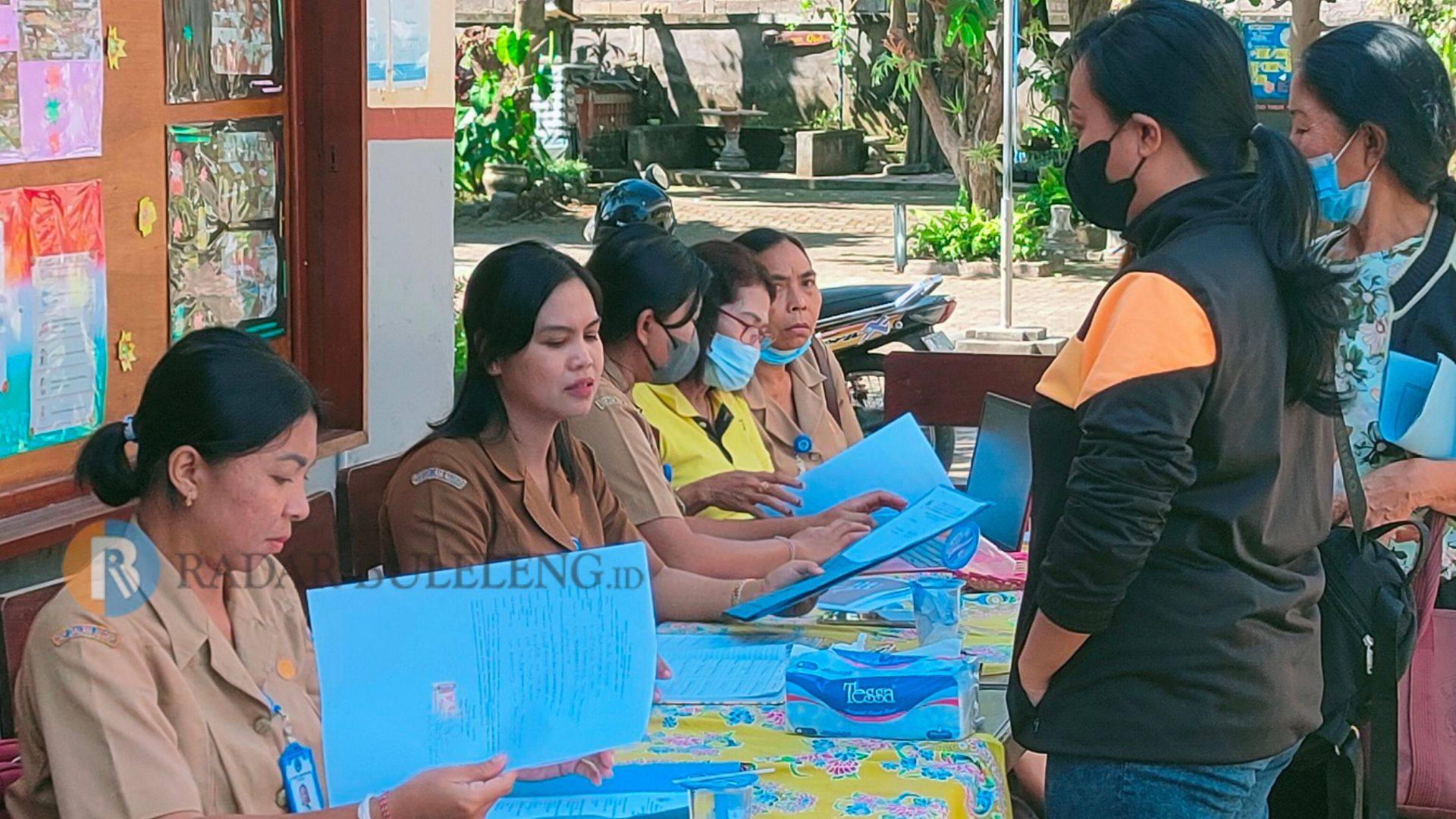 PPDB: Proses penerimaan peserta didik baru (PPDB) di SDN 1 Baktiseraga tahun lalu.