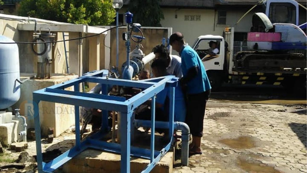AIR BERSIH: Pengelolaan air bersih di Perumda Tirta Hita Buleleng.