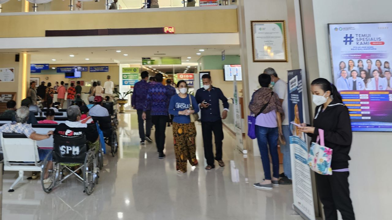 AKREDITASI INTERNASIONAL: Suasana di Rumah Sakit Bali Mandara.