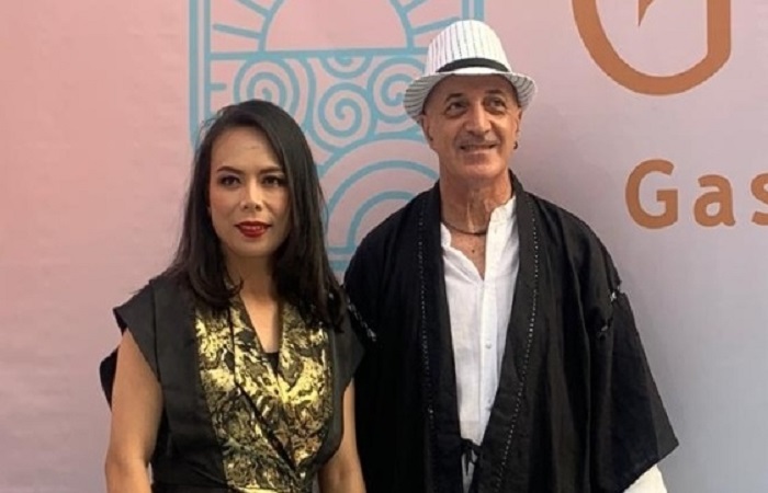 Gabriel Fratini (kanan) dan partner bisnisnya Gresye Kaendo (kiri).
