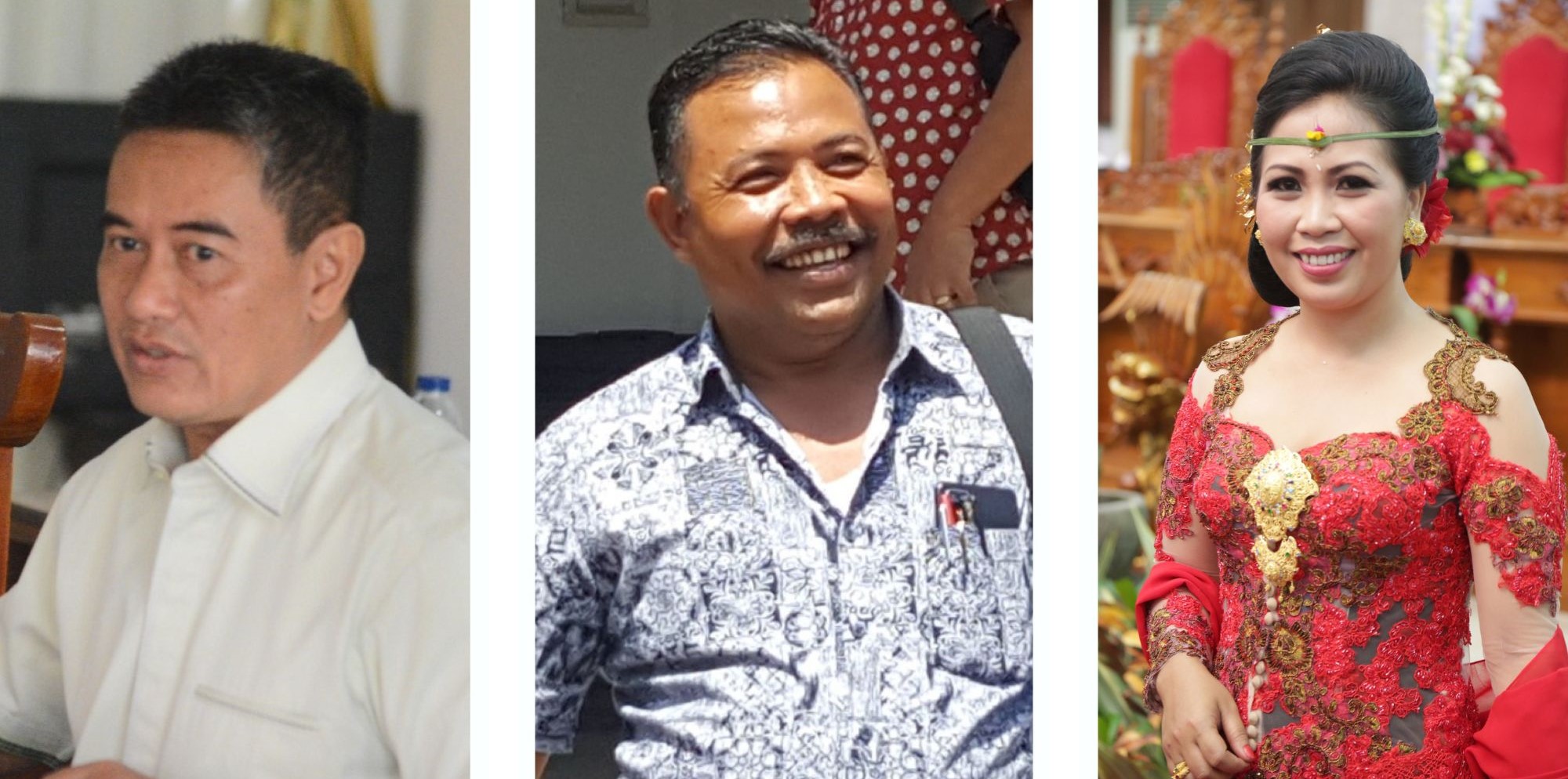 CALON KETUA DPRD: Politisi PDI Perjuangan yang berpotensi duduk sebagai Ketua DPRD Buleleng. Dari kiri, Gede Supriatna, Ketut Ngurah Arya, dan Ni Kadek Turkini.