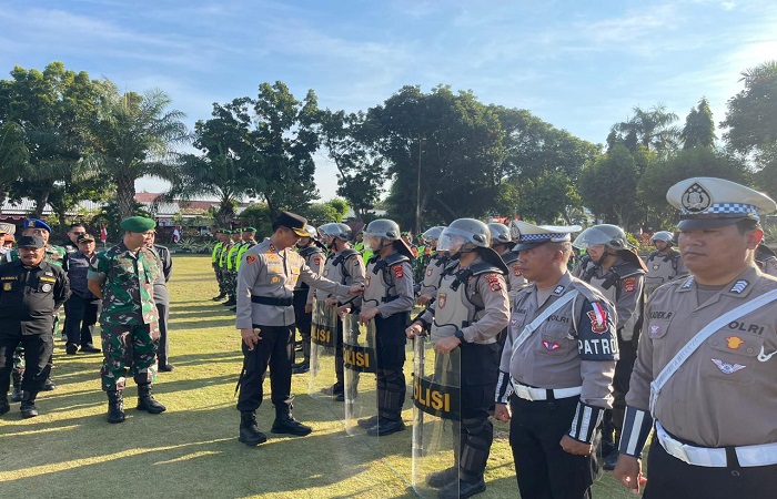 Polres Buleleng dengan Ops Mantap Praja Agung 2024 siap mengamankan tahapan Pilkada Buleleng 2024.