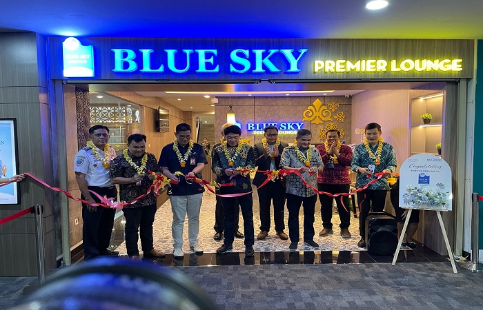 Pembukaan bisnis unit ke-21 yakni Blue Sky Premier Lounge Bali, pada hari Rabu, 28 Agustus 2024 di Bandar Udara Internasional I Gusti Ngurah Rai.