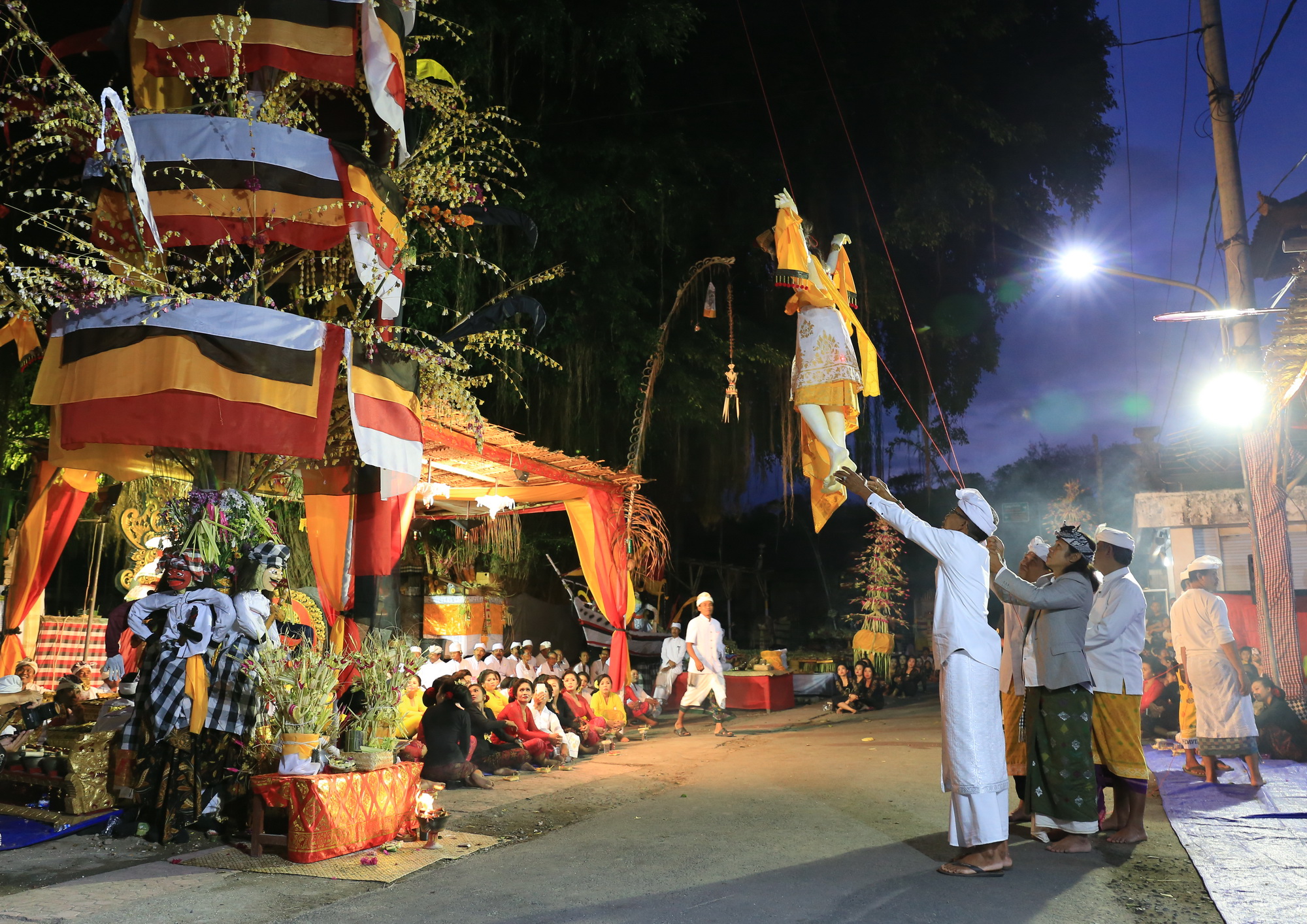 WARISAN BUDAYA: Tradisi Aci Sanghyang Grodog yang digelar Desa Adat Lembongan.
