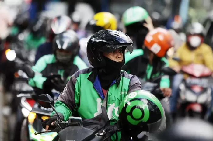 Ilustrasi ojek online