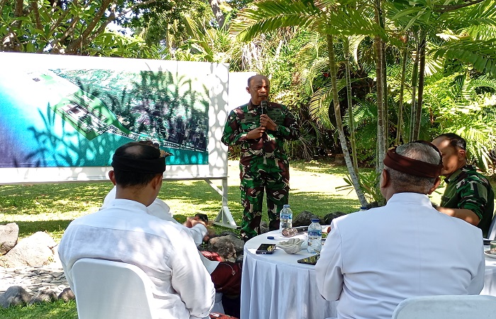 Danrem 163/Wira Satya, Brigjen TNI Ida Idewa Agung Hadisaputra sebut pihaknya akan menjaga pembangunan bandara di Buleleng, sebab merupakan proyek nasional.