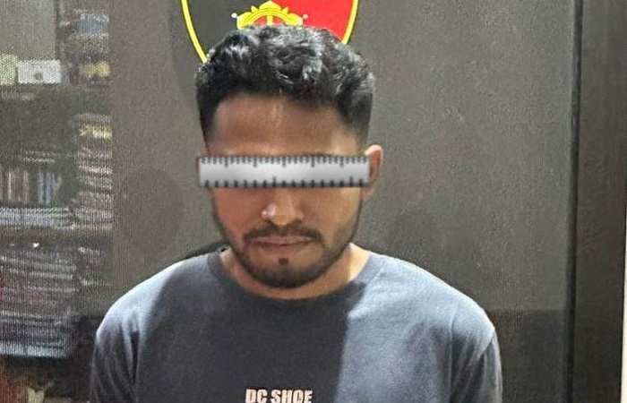 Tersangka Daud Jofri Haytulle, 29, diamankan Polres Badung, Senin 2 Desember 2024. Dia berupaya rudapaksa seorang gadis di Badung, Bali.