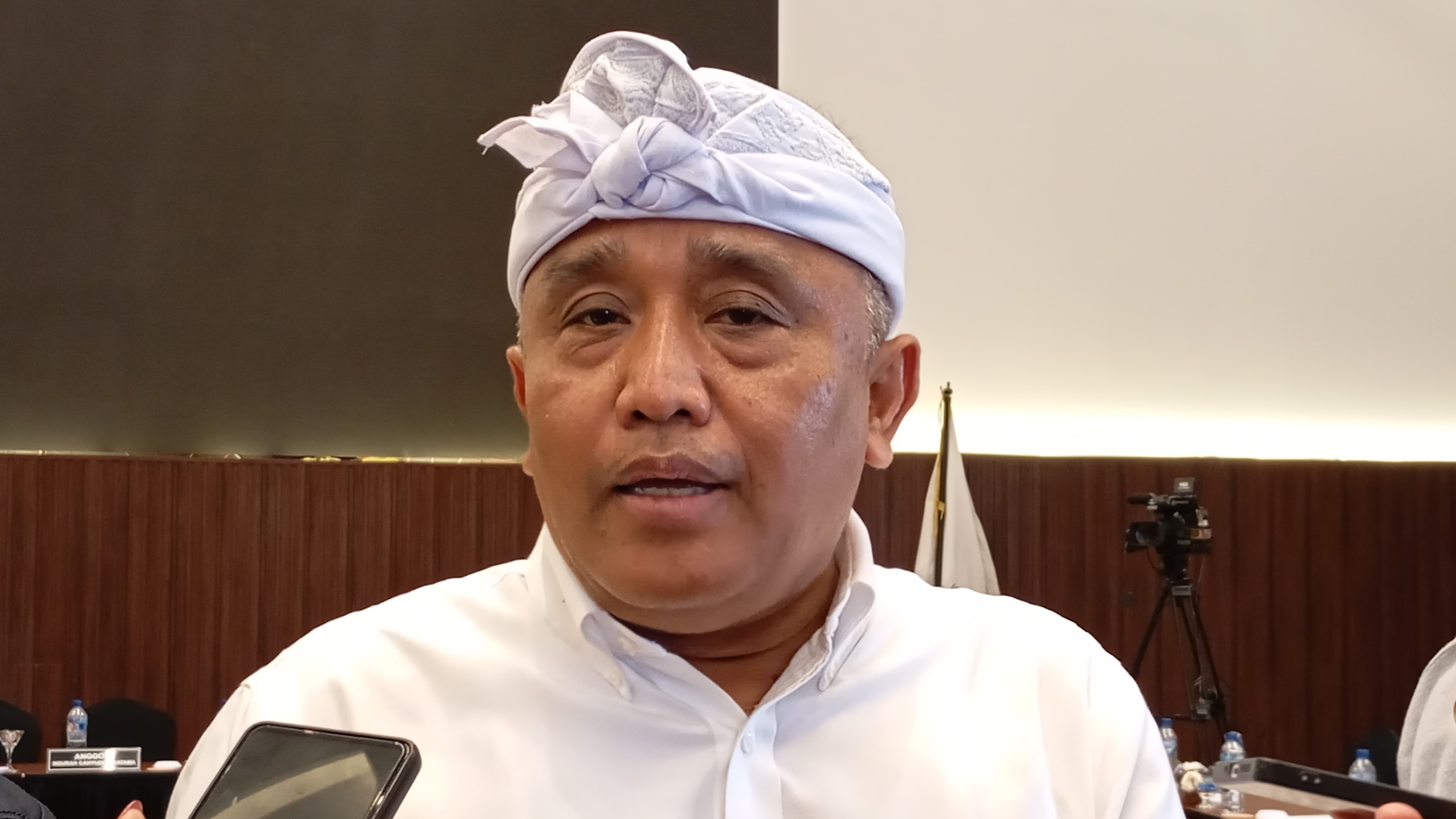 BICARA GOLPUT: Ketua KPU Bali, I Dewa Agung Gede Lidartawan.