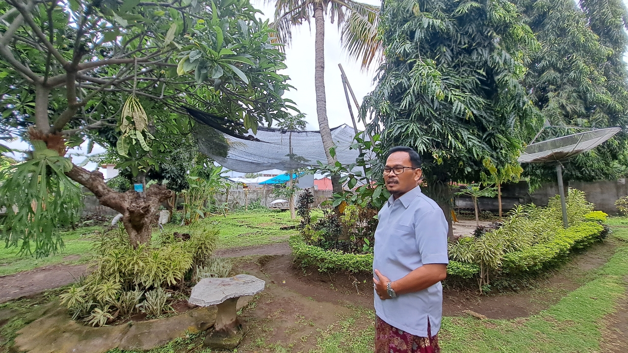 LAHAN: Lahan yang akan digunakan untuk pembangunan rumah singgah di Dinas Sosial Buleleng.
