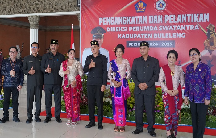 Direksi Perumda Swatantra Buleleng masa jabatan 2024-2029 dilantik. Menariknya, salah satu direksinya merupakan eks caleg DPRD Buleleng 2024.