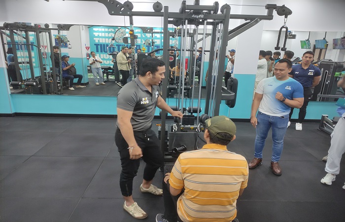 Bisnis jasa kebugaran tubuh atau gym di Bali tumbuh subur.