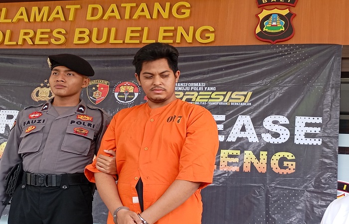Tersangka Imam Syafi&rsquo;i kini terancam mendekam di dalam penjara selama 7 tahun, akibat mencuri tabung gas efek kecanduan narkoba.