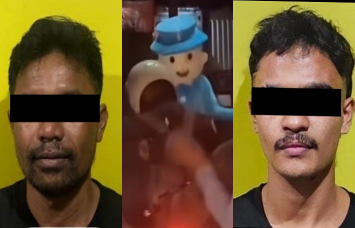 Polisi menangkap dua dari empat pelaku pengeroyokan badut di Denpasar Bali. Saat ini, dua pelaku lainnya dalam pengejaran polisi.