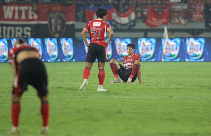 Pemain Bali United harus berbagi poin setelah ditahan imbang oleh Malut United di hadapan pendukungnya.
