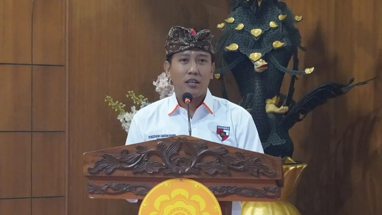 PERLU TINDAKAN TEGAS: Ketua Forum Alumni KMHDI Bali, Sae Tunju. Dia menyatakan kondisi Bali sedang tidak baik-baik saja. Perlu tindakan tegas dari pemimpin Bali.