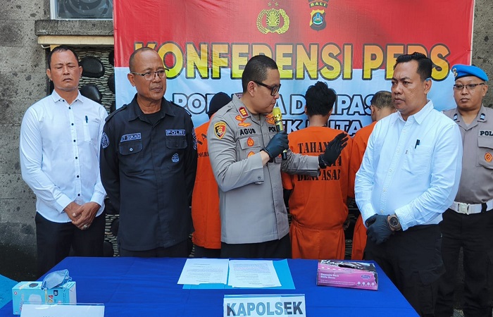 Polsek Kuta bekuk pelaku jambret dan penjahat curanmor.