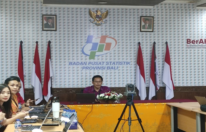 PLT Kepala BPS Provinsi Bali, Kadek Agus Wirawan mengatakan produksi padi turun drastis  di Bali.