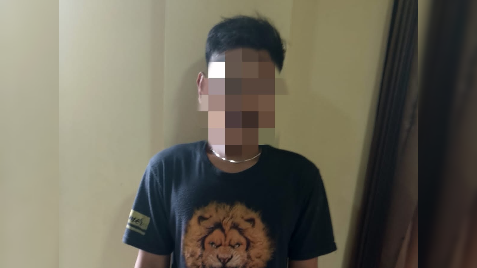 PENCURIAN: Warga Desa Bengkel, Busungbiu berinisial BS, 21 tahun, yang melakukan aksi pencurian babi.