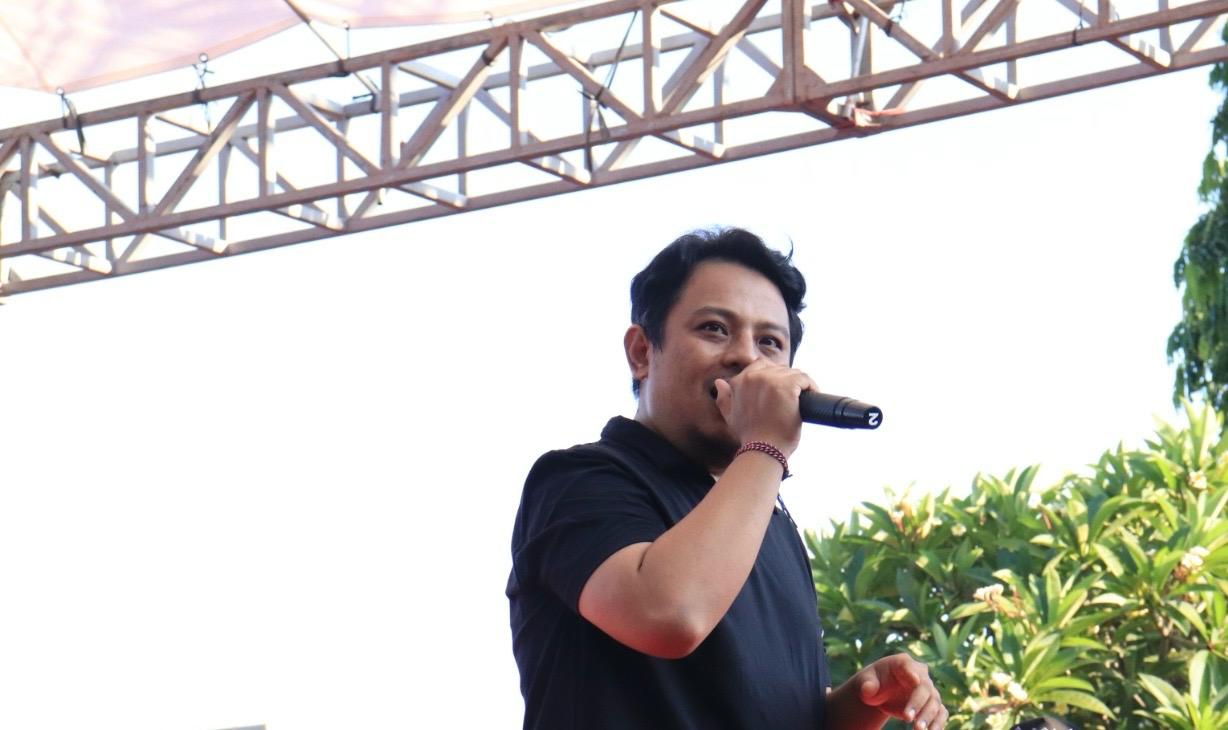 REFLEKSI NYEPI: Musisi sekaligus pencipta lagu, Angga Prasaja. Ia meluncurkan single baru berjudul Nyepi.