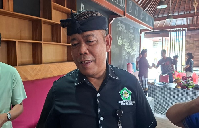 Direktur Utama Perusahaan Daerah Dharma Santika (PPDS) Tabanan Kompyang Pasek Wedha.