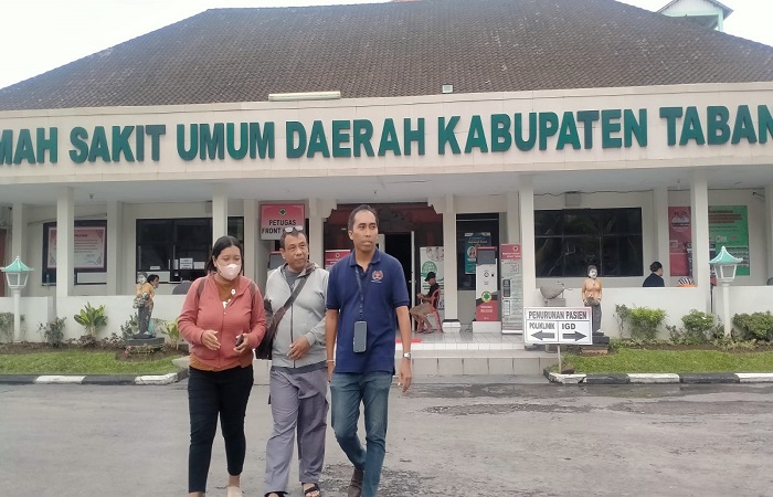 Suasana RSUD Tabanan yang berada di Jalan Pahlawan Tabanan. Kini, defisit anggaran.