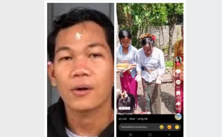 Pernikahan Agus dan sang kekasih lewat prosesi Hindu.