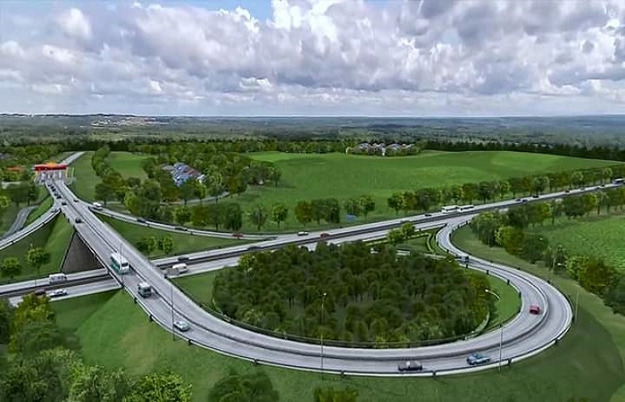 Rencana desain proyek tol Gilimanuk-Mengwi yang akan melintasi tiga kabupaten Jembrana, Tabanan dan Badung.