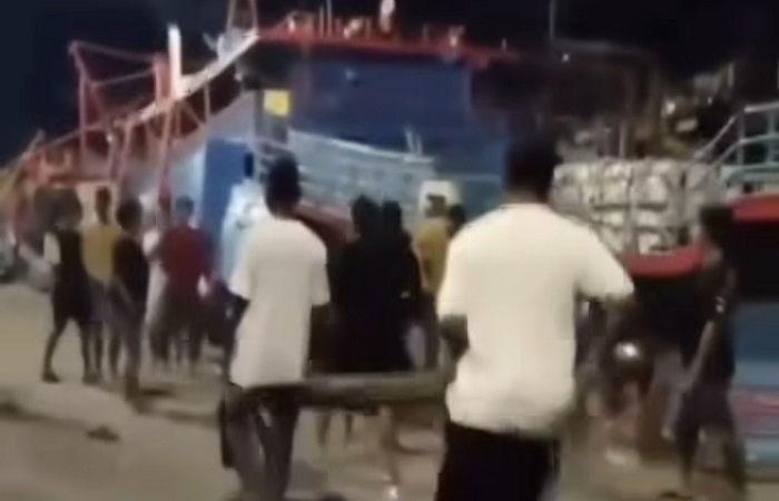 Aksi baku hantam antar ABK pecah di Pelabuhan Benoa, Jumat lalu, 9 Mei 2025.