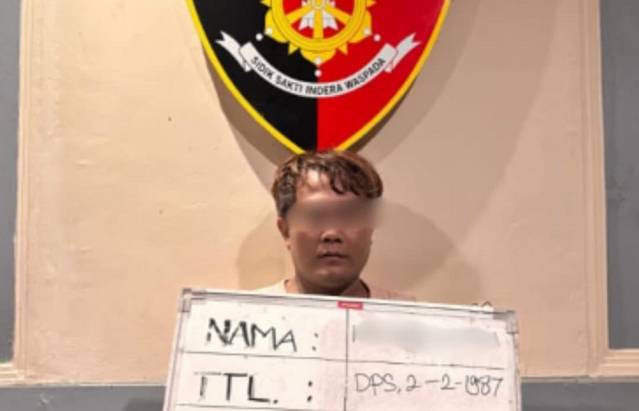 Lelaki asal Desa Tulamben, Kubu, Karangasem, inisial IKAS, 38 tahun, diciduk polisi karena mencuri di Toko Clandys, Gatsu Timur Denpasar.