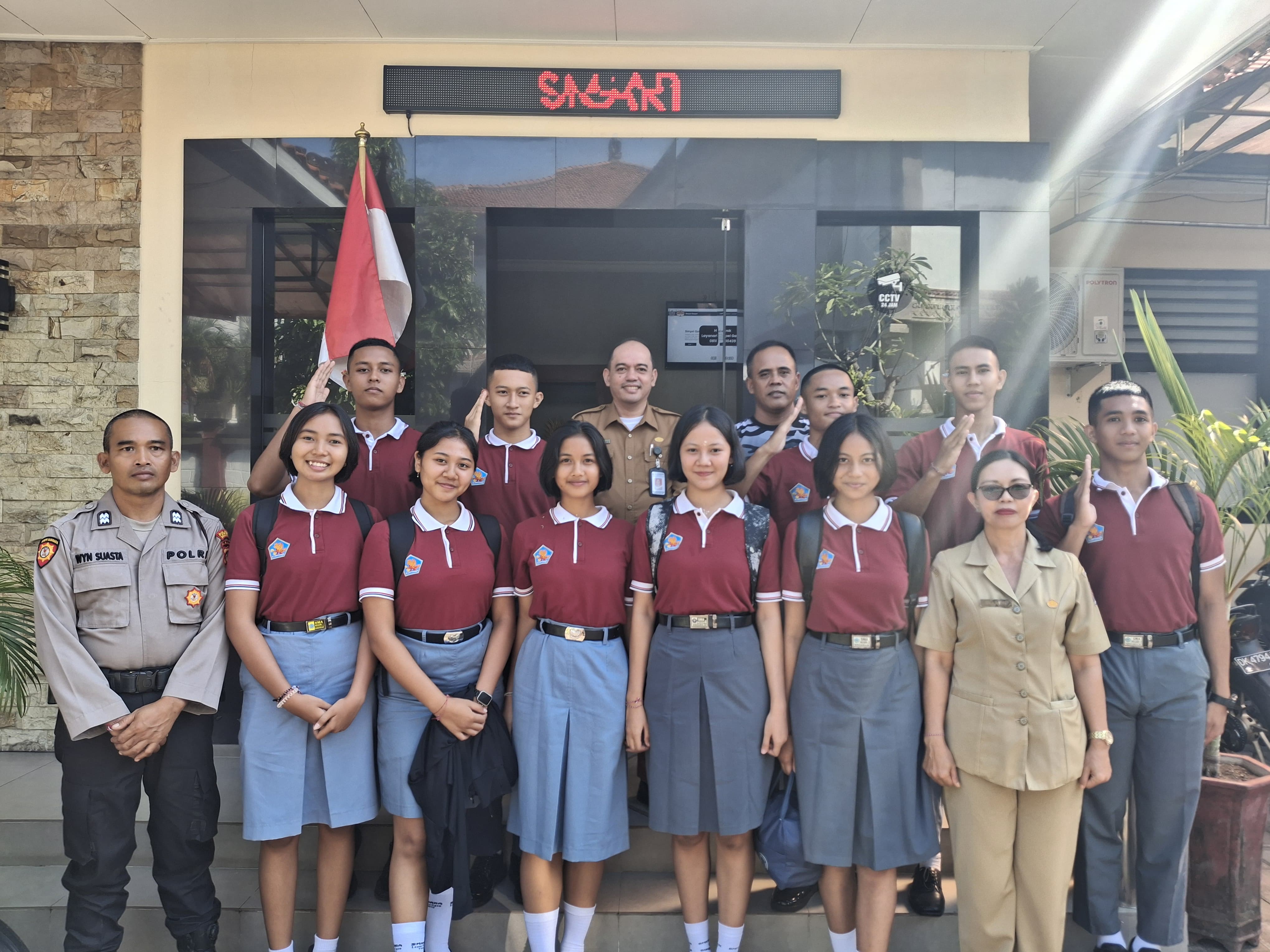 MENUJU PROVINSI: Para paskibraka di Buleleng akan mengikuti seleksi paskibraka tingkat provinsi.