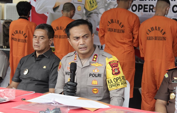 Kapolres Buleleng, AKBP Ida Bagus Widwan Sutadi tegaskan personelnya tidak menjadi beking jaringan narkotika.