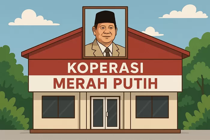 Ilustrasi Koperasi Merah Putih