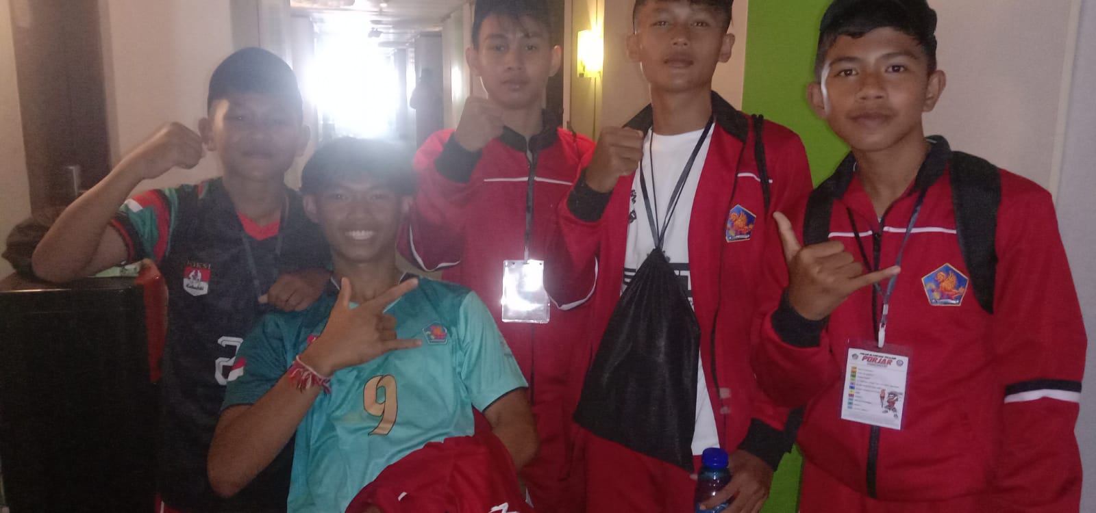 EMAS: Atlet pelajar Buleleng yang bertanding pada cabor kabaddi.