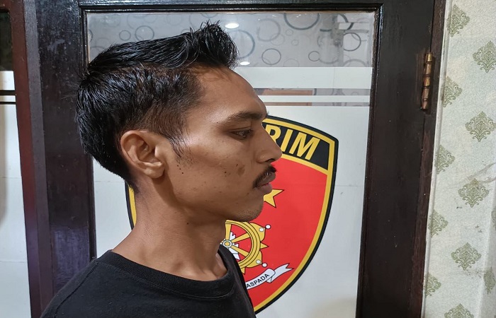 Pencuri asal Mataram, NTB, akhirnya diproses polisi setelah menggasak satu dus bir.