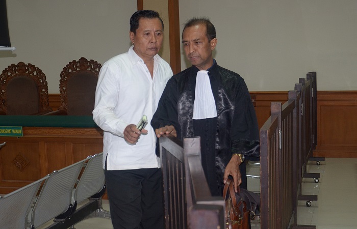 Mantan Kepala Dinas Kebudayaan (Disbud) Kota Denpasar, I Gusti Ngurah Bagus Mataram menjalani sidang tuntutan di Pengadilan Tipikor Denpasar, Rabu kemarin.
