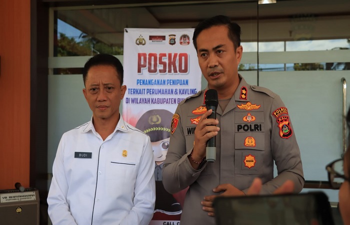 Pasca peresmian posko aduan penipuan, Polres Buleleng sudah bergerak cepat menangani kasus pengembang perumahan yang nakal.