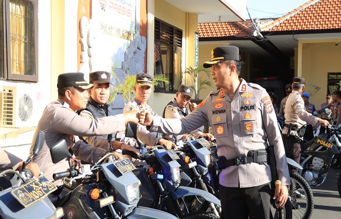 Launching URC di tiap-tiap polsek di Polres Buleleng. Tidak hanya tangani kriminalitas, tim ini juga membantu mengatasi musibah.