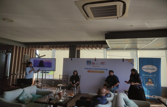 Kegiatan Literasi keuangan yang menyasar awak media di Denpasar, Rabu (18/6) kemarin.