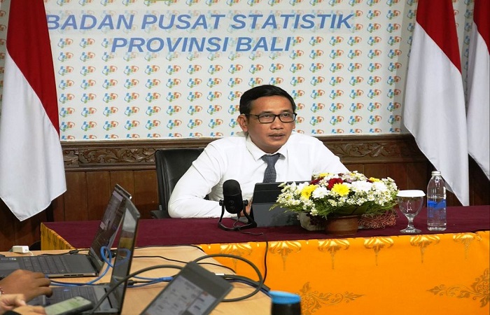 Kepala BPS Provinsi Bali Agus Gede Hendrayana Hermawan, di Denpasar, Selasa (1/6) kemarin.