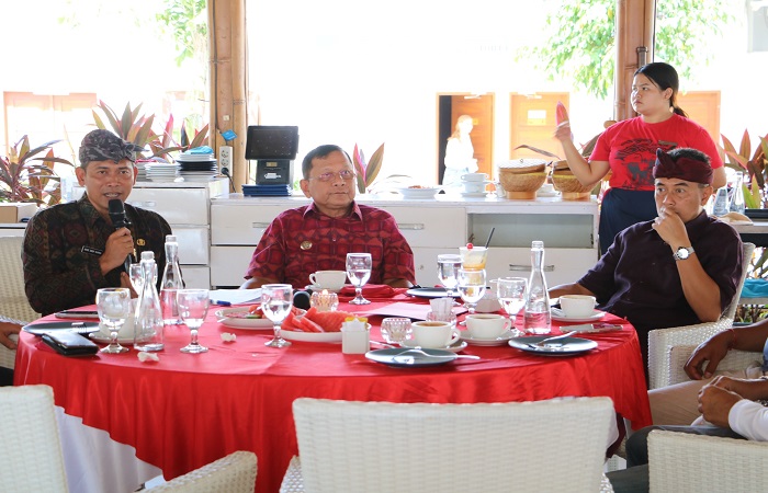 Jumpa pers Lovina Festival 2025. Kegiatan ini menargetkan 12 ribu pengunjung, selama empat hari pagelaran.