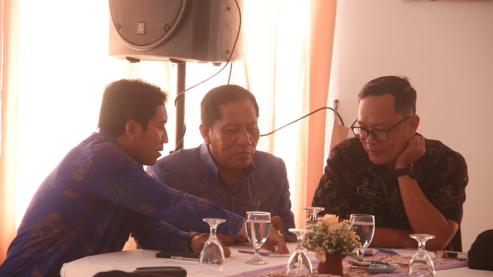 DOKUMEN WAJIB: Suasana FGD penyusunan rencana penanggulangan bencana.