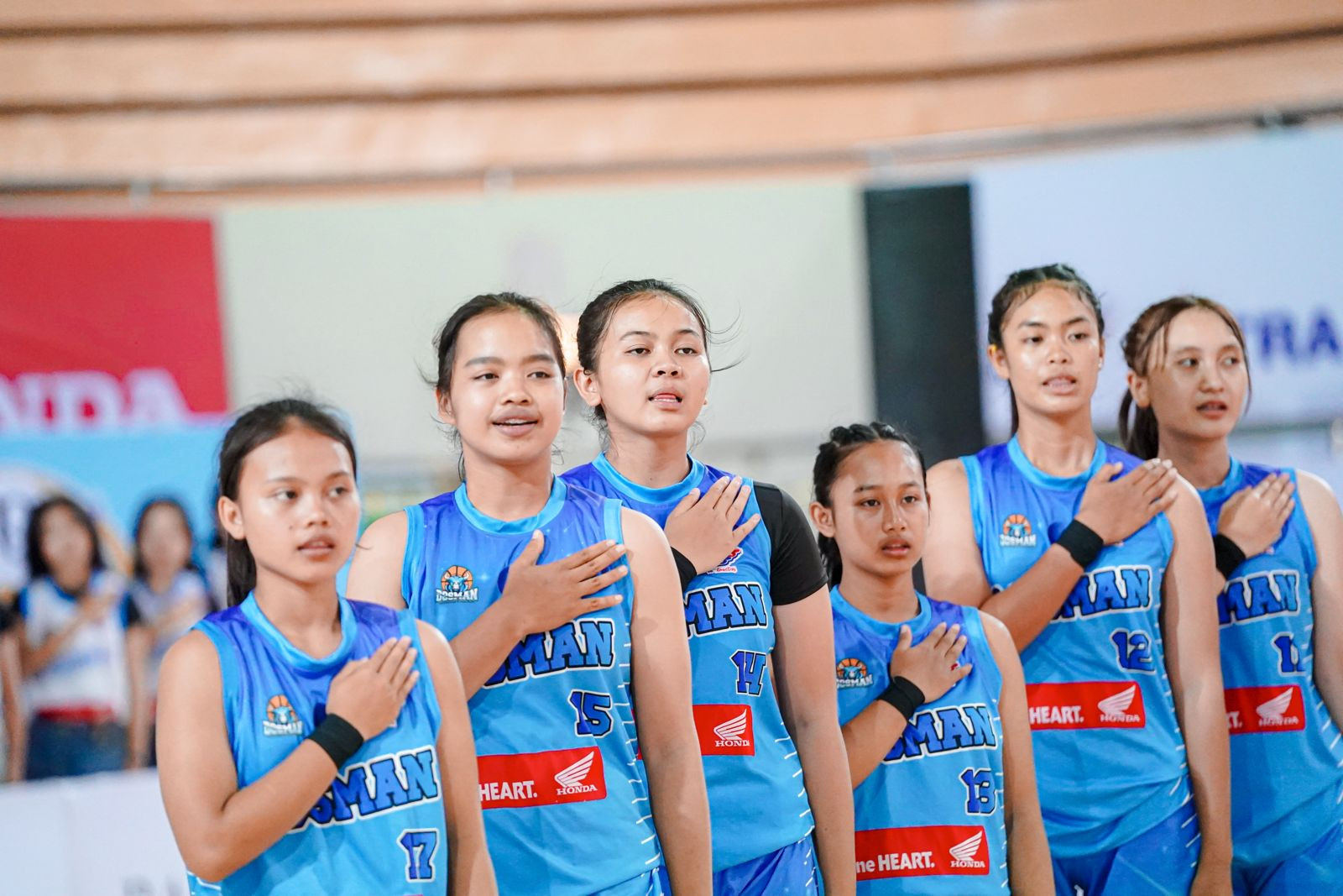 MENUJU FINAL: Tim basket putri SMAN  1 Gianyar. Mereka kembali tembus ke babak final Honda DBL 2025 Bali Series.