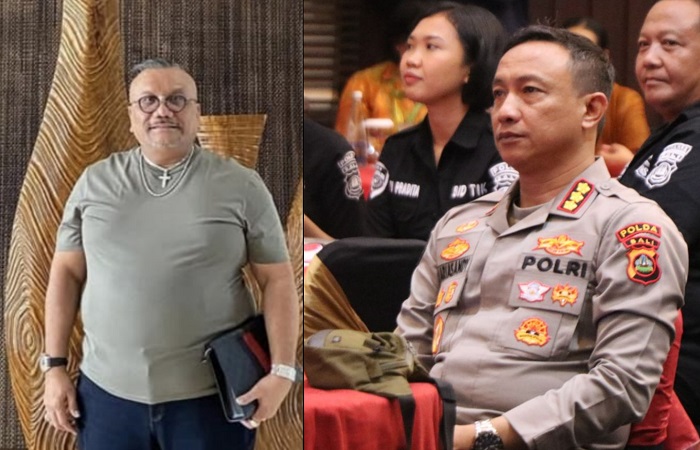 Kabid Humas Polda Bali Kombes Pol Ariasandy, S.I.K. dan Pengacara Dr. Togar Situmorang, SH., MH., MAP., C.Med., CLA.