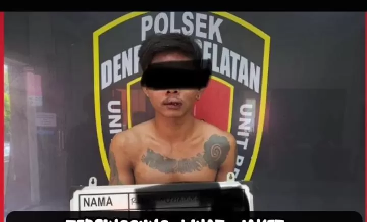 KAPOK: Seorang buruh serabutan berinisial RMF (20) asal Surabaya, nekat melakukan perampasan motor disertai kekerasan.