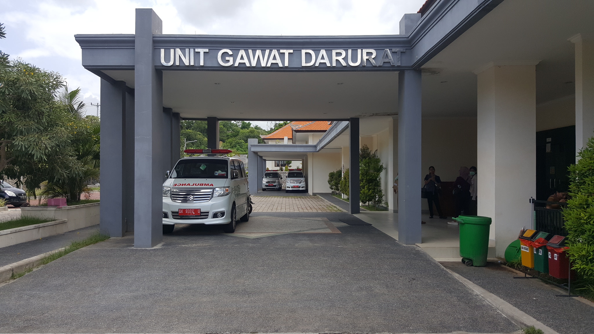 TANPA GENSET: Suasana di RSUD Giri Emas, Buleleng.